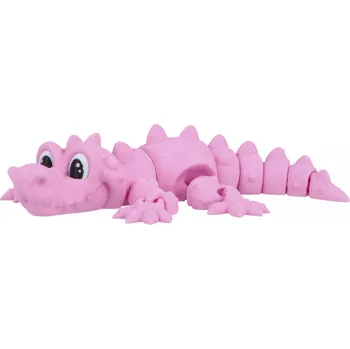 Krokodýl - růžový