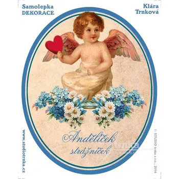 samolepka Dekorační samolepky - Andělíček strážníček