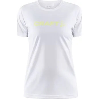 Běžecké oblečení Běžecké tričko CRAFT CORE Unify Logo - bílé Velikost textilu: XL
