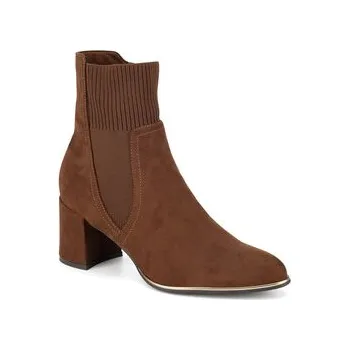 Dámská obuv Jenny Fairy Polokozačky WFA3134-1 Hnědá 41