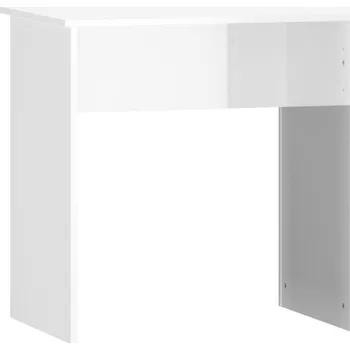 Psací stůl Psací stůl z kompozitního dřeva 823029 100 x 55 x75 cm leskle bílý