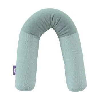 Příslušenství pro dětskou postel a kolébku Träumeland Zmenšující vložka do hnízdečka Air - Grün Meliert