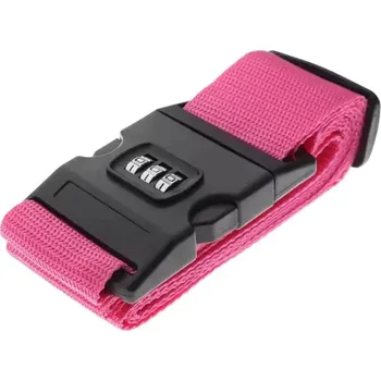 Houpací síť Cestovní popruh na zavazadla ZC29, Barva růžová