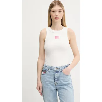 Dámská móda Top Tommy Jeans DW0DW20920 bílá 00X, vel. XL