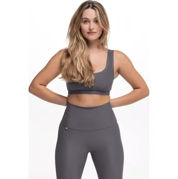 cyklistický dres ATHLEEYA Podprsenka - COMFORT MATTE - šedá