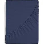 AKCE Prostěradlo Matějovský Jersey s elastanem STANDART 100/180x200cm barva dle výběru Barva: tmavě modrá, Velikost: 180x200cm