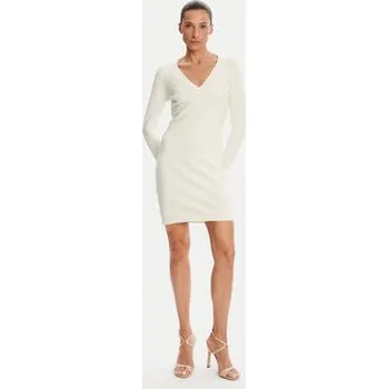 Dámské šaty Gaudi Úpletové šaty 421FD13005 Bílá Regular Fit XS