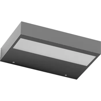 Nástěnné svítidlo Linea Light CA041DGGWDI Regolo V2 240 Bi, šedé nástěnné svítidlo, LED 23W 3000K, šířka 23,4cm