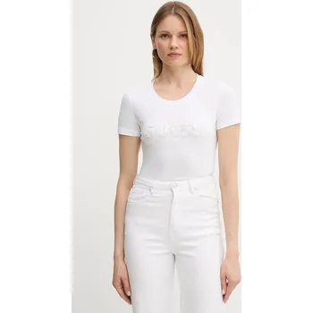 Pánské tričko Tričko Guess W5GI17.J1314 bílá 00X, vel. XS