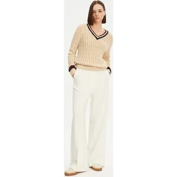 Pánský svetr Tommy Hilfiger Svetr Varsity WW0WW43972 Béžová Regular Fit L