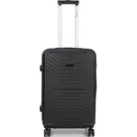 Střední cestovní kufr na kolečkách ABS 70l Worldline 625 černá