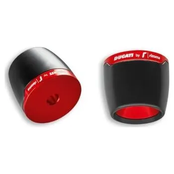 Ducati koncovky řídítek červené