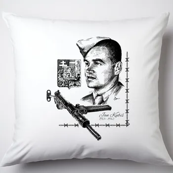 Polštář Polštář - Jan Kubiš - Anthropoid Typ povlaku: Plyš