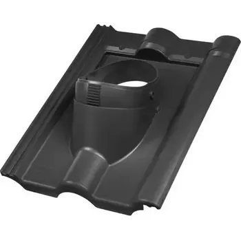 Bramac Classic průchozí taška DuroVent Plus, černá