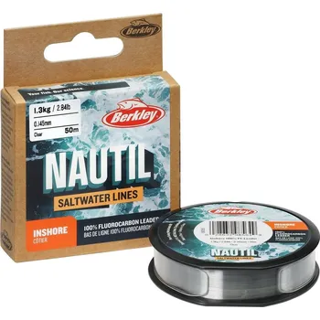 Berkley Fluorocarbon Nautil Inshore Fluorocarbon Clear 50 m - 0,28 mm 5,3 kg