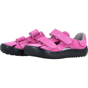 Dívčí sandály Jonap barefoot sandály Daisy růžová Velikost: 28
