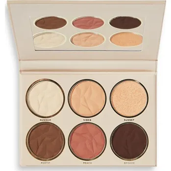 Přípravek na oči Paletka 6 očních stínů Glam Mood Golden Hour 6 x 2 g