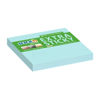 Samolepící bloček Stick'n by Hopax Extra Sticky 21603 Samolepicí bloček 76x76 mm, 90 lístků, pastelově modré