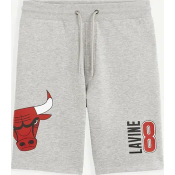 Pánské kraťasy Celio Teplákové kraťasy NBA Chicago Bulls 1112086 Šedá S