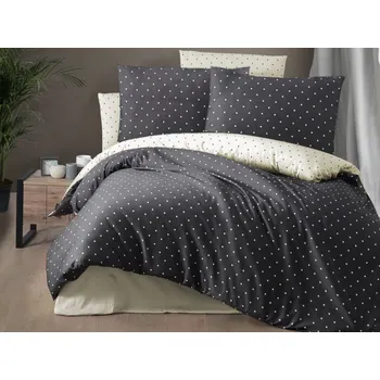 Dekorativní polštářek Saténový dekorační polštářek 40x40 Serena antracit DUO