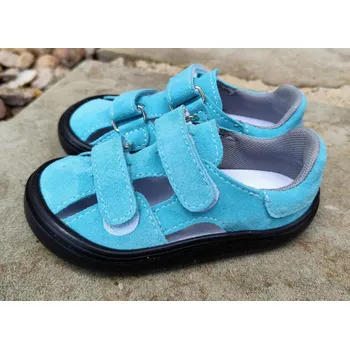 Dívčí sandály Jonap barefoot sandály Daisy mint Velikost: 25