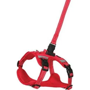Postroj pro psa Postroj pes s vodítkem 2m CLIP&GO červená S Zolux