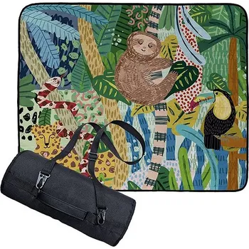 Pikniková deka Butter Kings Pikniková deka s popruhem Colors in jungle