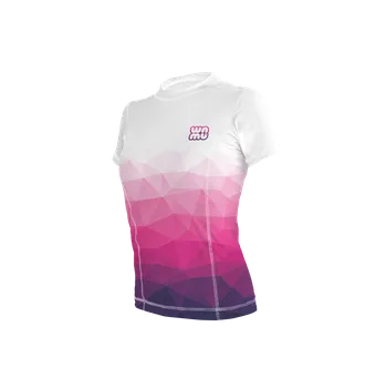 Dámské tričko WAMU Dámské funkční tričko s krátkým rukávem MOZAIKA růžové trio vel. 40