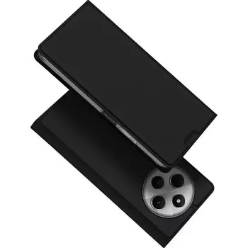 Pouzdro na mobilní telefon Pouzdro Dux Ducis Skin Pro – Redmi 14C / Poco C75, černé (Flipové pouzdro, obal, kryt DUX DUCIS Skin Pro pro Xiaomi Redmi 14C / Poco C75 – černé, stojánek a kapsa)