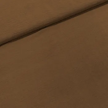 Šatovka směsová KREŠ 9824/42, jednobarevná hnědá, š.140cm (látka v metráži)