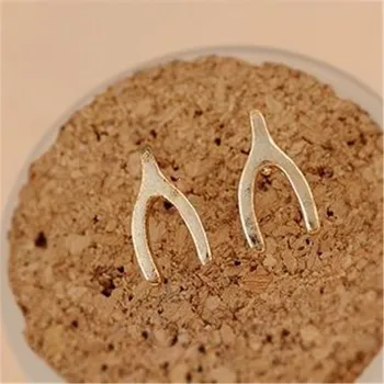 Náušnice Flamenco Mystique Zlaté drobné náušnice kostky