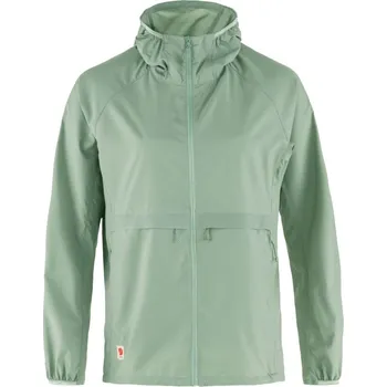Dámská casual bunda FJÄLLRÄVEN High Coast Wind Hoodie W, Misty Green (vzorek) velikost: M