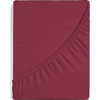 Prostěradlo AKCE Prostěradlo Matějovský Jersey 100/180x200cm barva dle výběru Barva: vínová, Velikost: 100x200cm