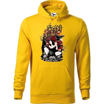 Pánská mikina DOBRÝ TRIKO Pánská mikina s potiskem Wicked Velikost pánské mikiny: 2XL, Barva: Žlutá