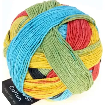 Příze Schoppel Wolle Zauberball® Cotton 2338 Echte Abwechslung (Bavlněná příze Zauberball Cotton 2338 Echte Abwechslung)