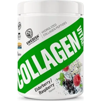 Kloubní výživa Collagen Vital - Swedish Supplements Příchuť: Elderberry Raspberry, Balení: 400 g