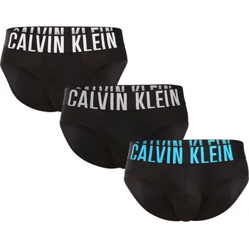 Slipy 3PACK pánské slipy Calvin Klein černé (NB3610A-VVL) M NB3610A-VVL Možnost vrácení zboží ZDARMA do 120 dnů!