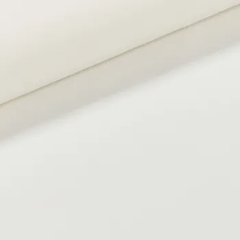 Směsový úplet PUNTO 4599/10, jednobarevný smetanový, š.150cm (látka v metráži)