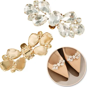 Brož Flamenco Mystique Klipy na boty s krystaly 2 ks. KDB54