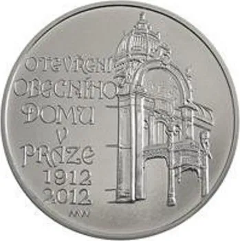 Česká republika. 200 Kč 2012. Otevření Obecního domu v Praze. Běžná kvalita.