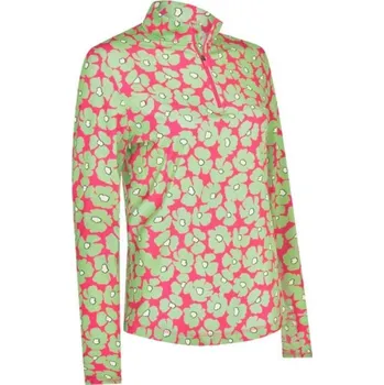 Dámské tričko Callaway Floral Printed Sun Protection dámský top, cheeky pink dámské, M