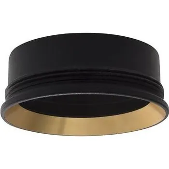 Nova Luce Ozdobný kroužek GIA černá a zlatá