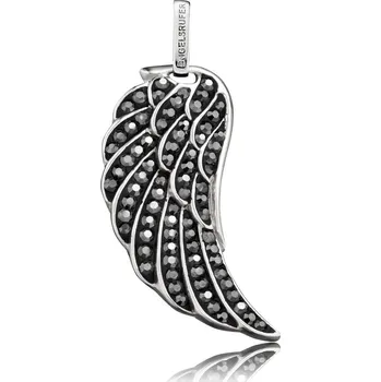 Přívěsek ŠPERKY-NM, Stříbrné křídlo s markazity Engelsrufer ERW-L3-17-ZI