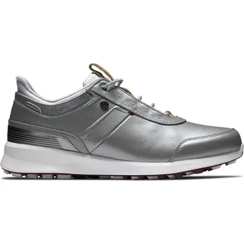FootJoy Stratos dámské golfové boty, stříbrné bez spajků, standardní, šedé, 37