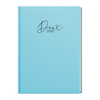 Diář Týdenní diář 2026 Baloušek A5 Oskar - Pastel modrá