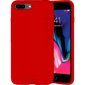 Pouzdro na mobilní telefon Mercury Ochranný kryt pro iPhone 7 PLUS / 8 PLUS - Mercury, Silicone Red
