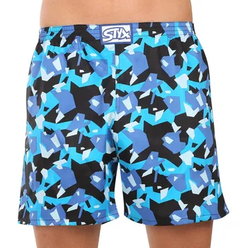 Pánské pyžamo Styx trenky na spaní maskáč hranatý (DTP1858) vícebarevná M