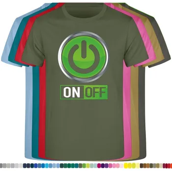 panske-levne-bavlnene-tricko-potisk-ON/OFF Barva: Amazonia green - amazonská zelená, velikost: 5XL