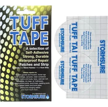 Průmyslové lepidlo Opravná páska Stormsure Tuff Tape Repair kombinace záplat
