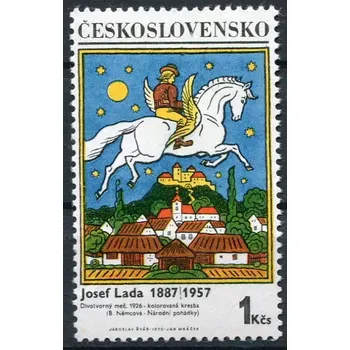 Poštovní známka (1970) Pof. 1824 ** (II. typ) - Československo - Josef Lada, Divotvorný meč
